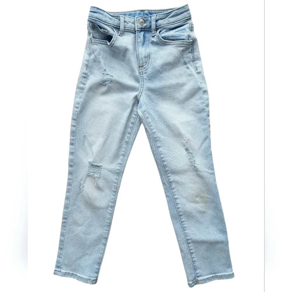 Jumping Beans Girls Light Blue Skinny Jeans Cotton Size 6X
